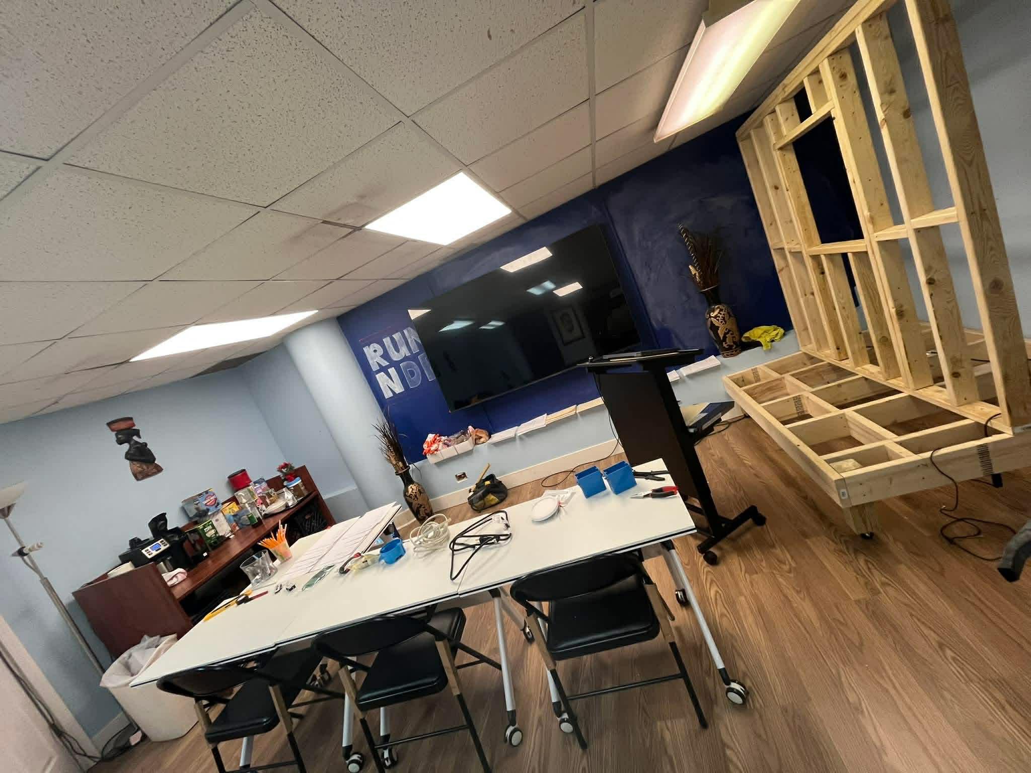 Hands-on construction work